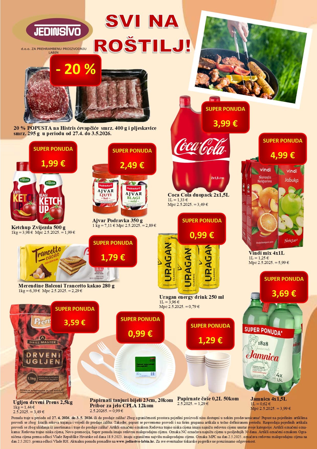 Vatreni hit tjedna i super ponuda u Jedinstvu