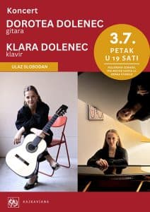 Dvije mlade umjetnice donose glazbenu večer za pamćenje: Klara i Dorotea Dolenec nastupaju u Donjoj Stubici