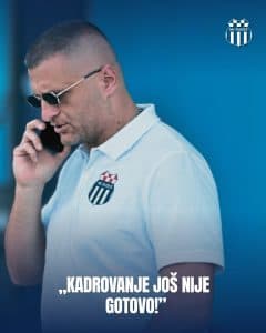 Stipe Čondrić: „Kadroviranje još nije gotovo – tražimo napadača, veznog, stopera i beka“