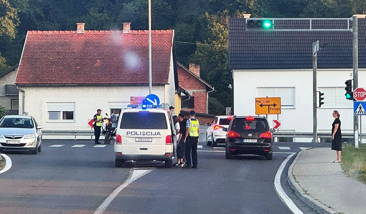 Sudar automobila i motocikla; policija upozorava - vozite oprezno