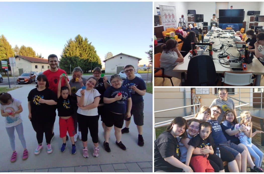 STEM EDUKACIJA Udruga za sindrom Down MŽ učila 3D modeliranje kroz igru i radionice