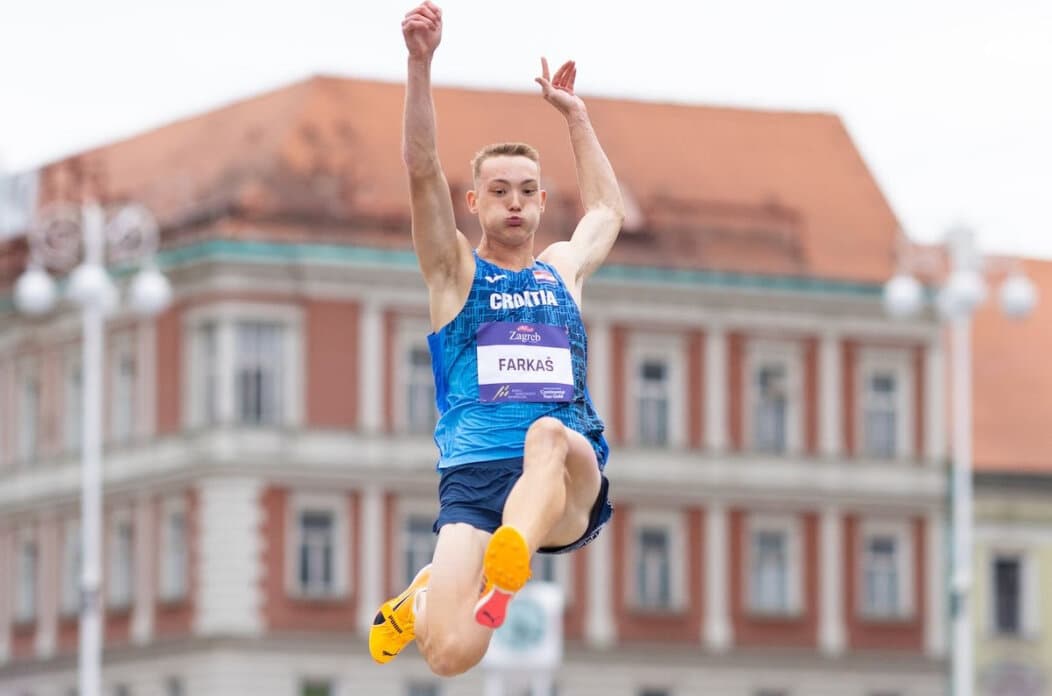 ZAGREB Roko Farkaš pobjednik skoka u dalj na 53. izdanju mitinga Dinamo-Zrinjevac