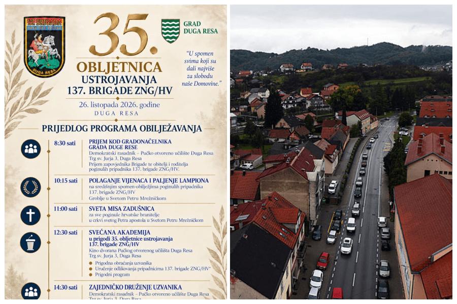Duga Resa obilježava 35. obljetnicu ustrojavanja 137. brigade ZNG/HV! Svečana akademija, odlikovanja i prisjećanje na poginule branitelje