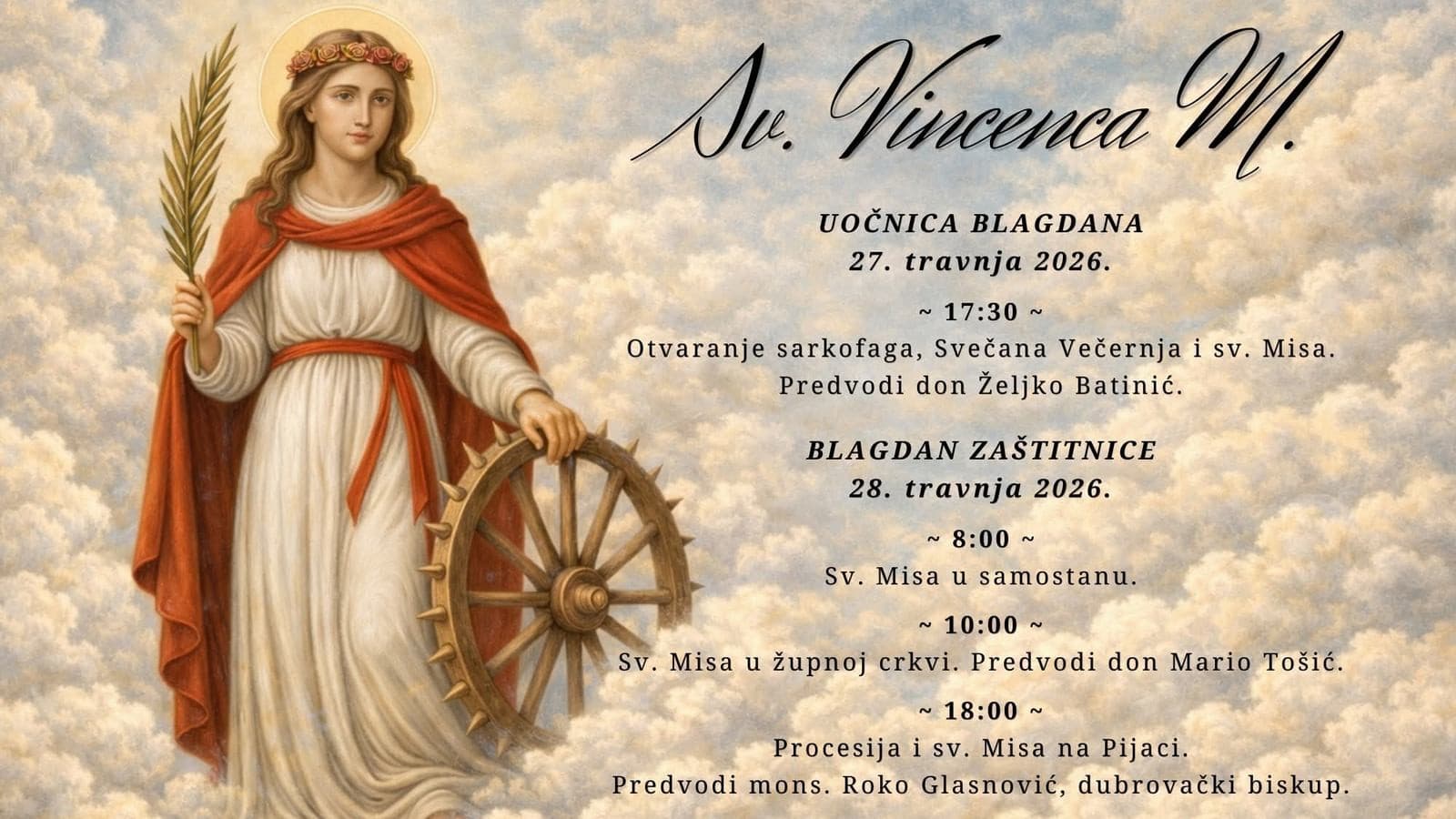 NAJAVLJUJEMO Proslava zaštitnice Blata