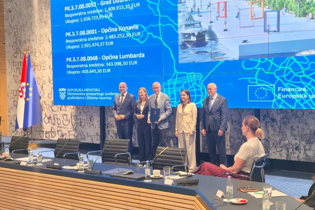 BESPOVRATNA SREDSTVA Konavle dobiva 2,5 milijuna eura za projekt Zelena mreža Cavtat