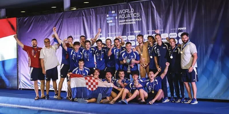 POVIJESNI USPJEH Hrvatska U18 vaterpolska reprezentacija osvojila zlato!