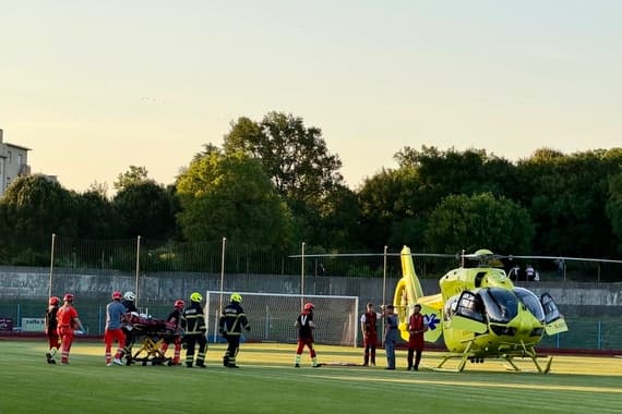Teška prometna nesreća na Plominki, motociklist helikopterom prevezen u bolnicu