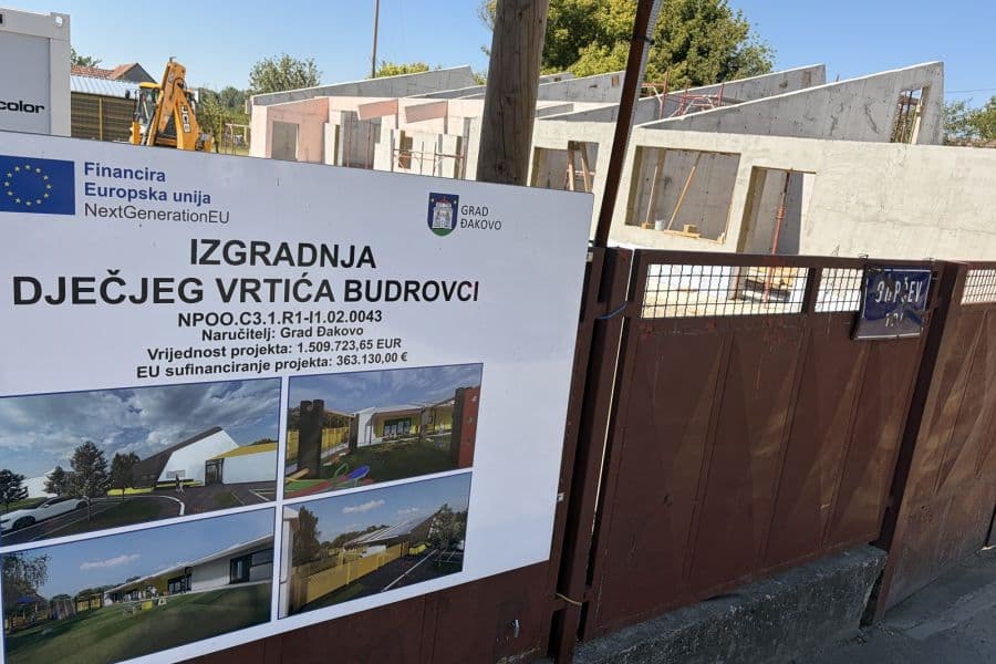 Osječko-baranjska županija osigurala 90 tisuća eura za dječji vrtić u Budrovcima