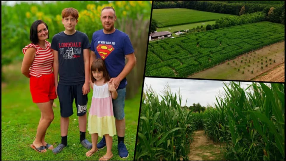 Turistička atrakcija kod Bjelovara: ''Ljudi iz cijele zemlje dolaze gubiti se u našim labirintima od kukuruza''