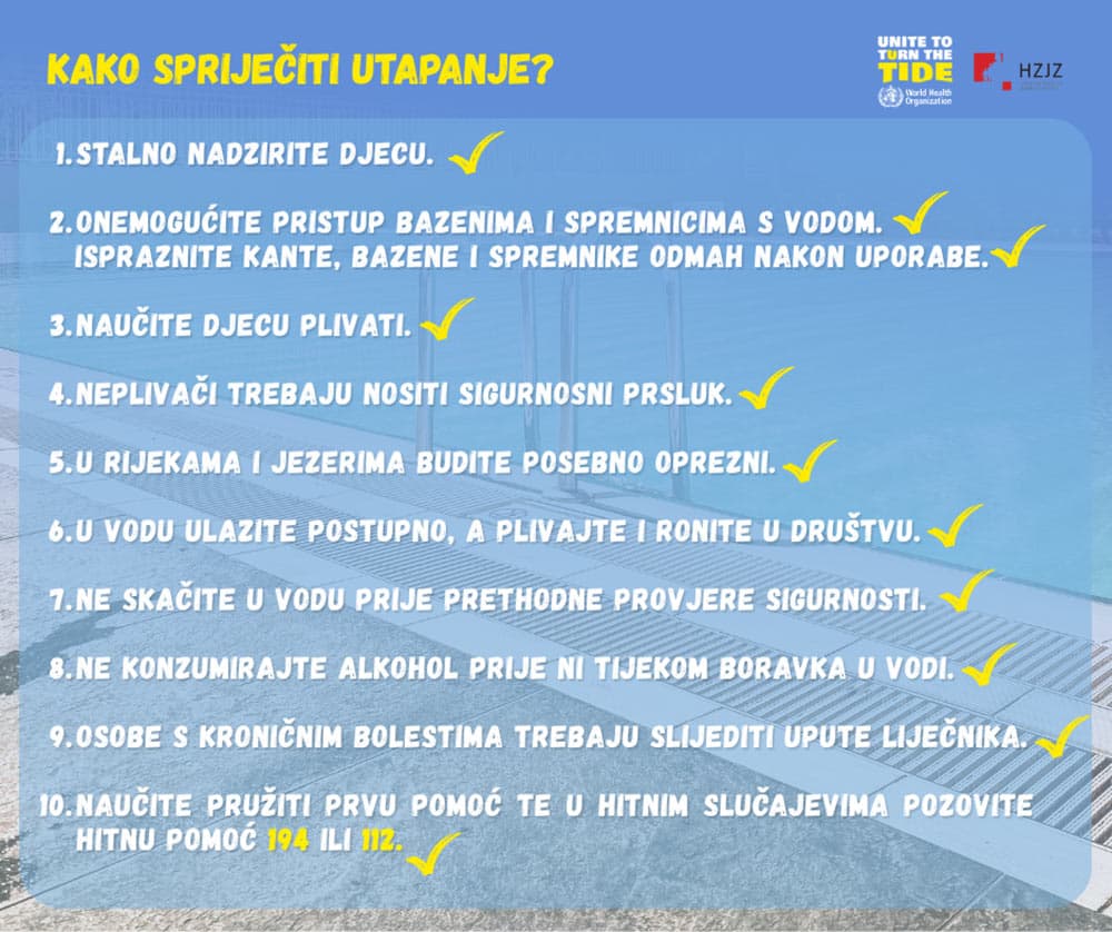 Svjetski je dan prevencije utapanja