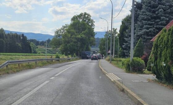 Prometna na cesti prema Oštarijama
