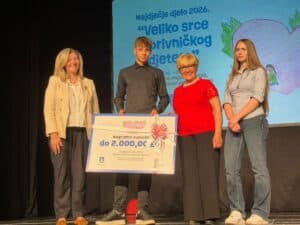 [FOTO] Emanuel Posavec dobitnik je ovogodišnjeg priznanja za Najdječje djelo “Veliko srce Koprivničkog djeteta”