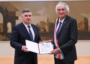 Milanović odlikovao nobelovca Johna Matthewa Martinisa