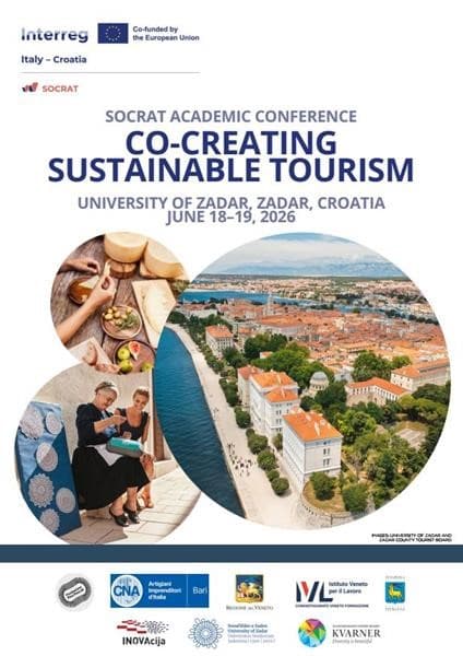 SVEUČILIŠTE U ZADRU Međunarodna znanstvena i stručna konferencija Co-creating Sustainable Tourism