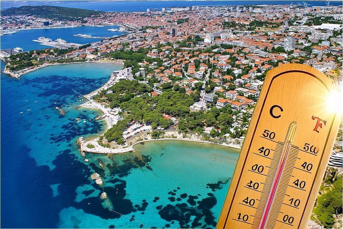 VRUĆE JE! Split na samo tri desetinke od apsolutnog rekorda: Kolovoški rekord već je pometen