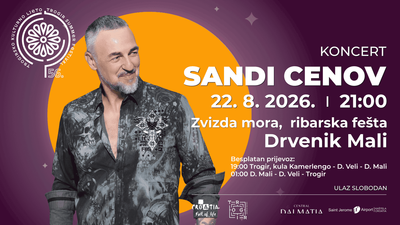 Sandi Cenov stiže na Drvenik Mali: Besplatan brod iz Trogira, ulaz na veliku ribarsku feštu slobodan