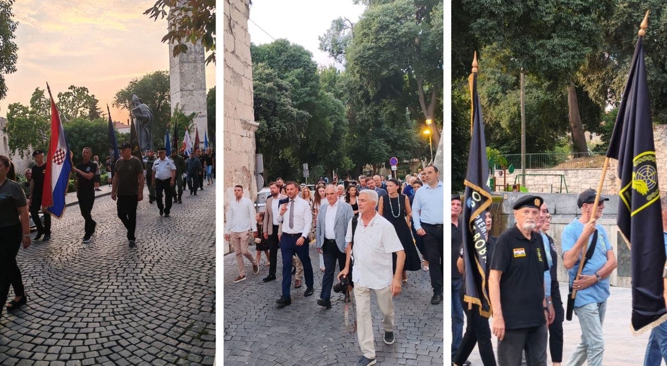 Svečani mimohod hrvatskih branitelja prošao središtem Splita