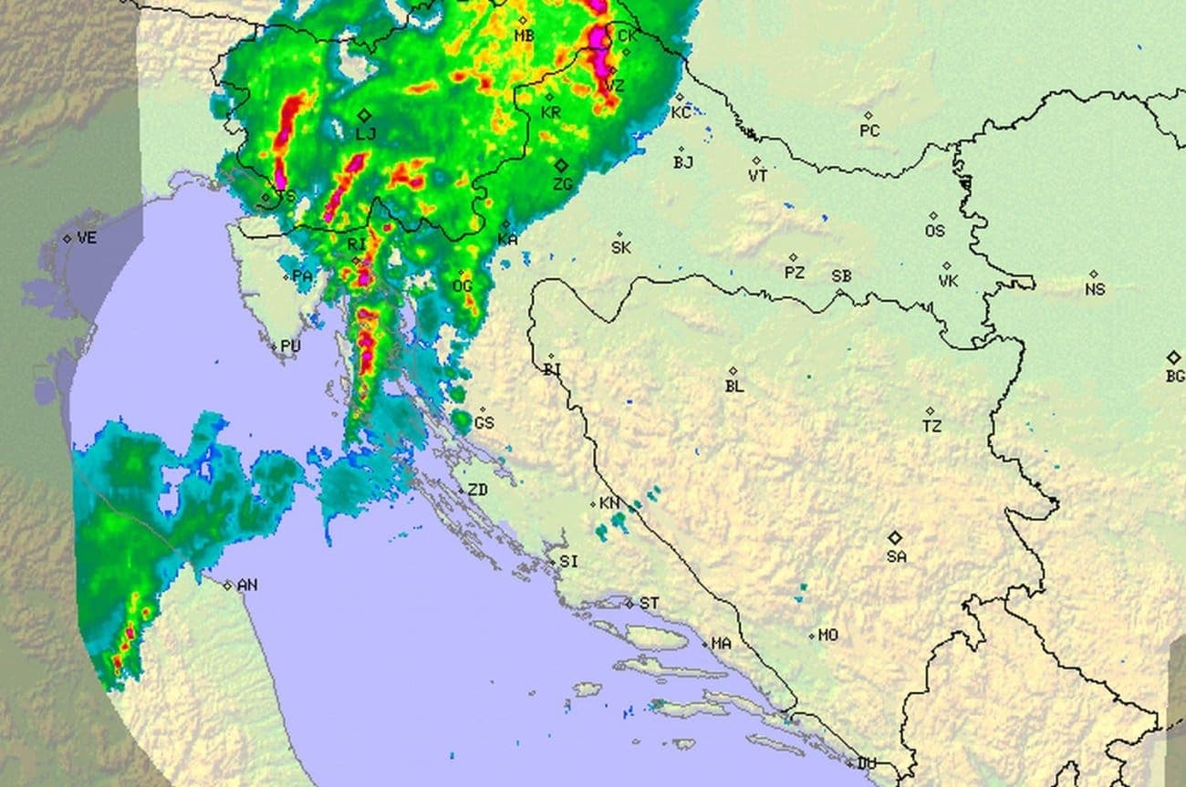 Jako nevrijeme je zahvatilo dio zemlje. Evo kakvo nas vrijeme čeka do kraja tjedan