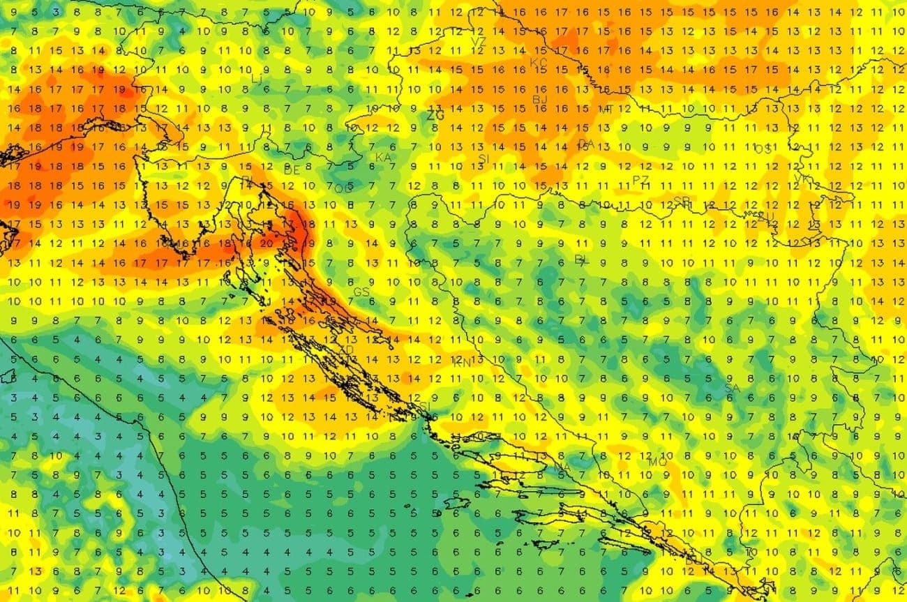 Ljeto daje "gasa", idemo do 40 stupnjeva, a večeras fenska bura. Ima li nade u osvježenje?
