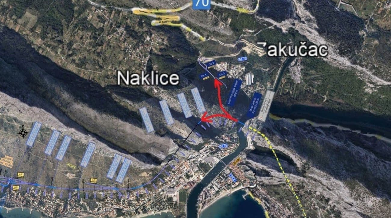 VELIKI ZAOKRET IZNAD OMIŠA? Hrvatske ceste ipak (djelomično) mijenjaju projekt: Brza cesta spojit će se na DC70, evo što će biti s tunelom Komorjak
