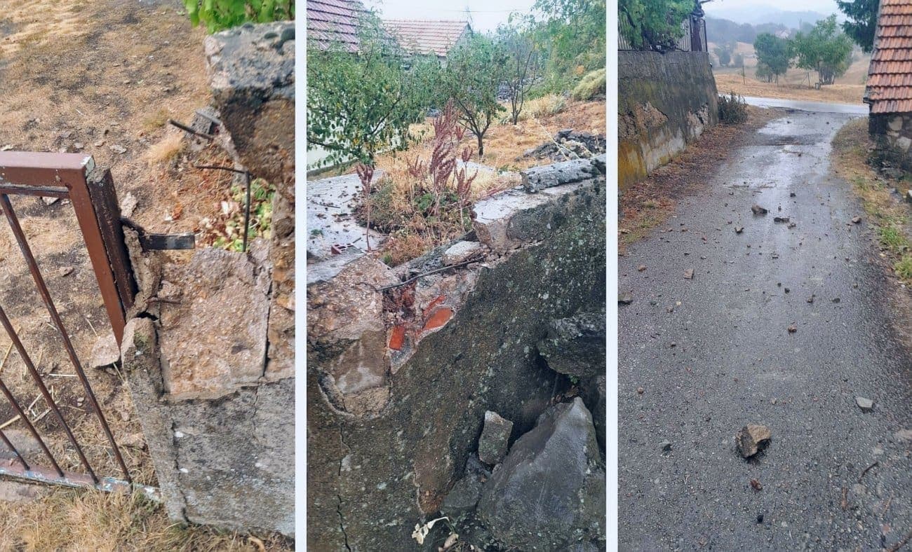 Sreća da se nitko nije tu zatekao: "Munja raznijela zid, kamenje letjelo i do stotinjak metara"