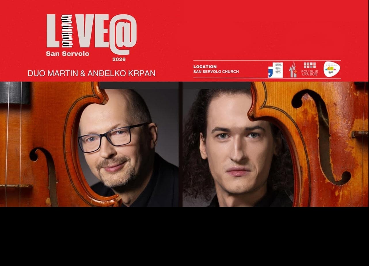OTAC I SIN zajedno na pozornici: Martin i Anđelko Krpan donose u Buje poseban koncert dviju generacija violinista