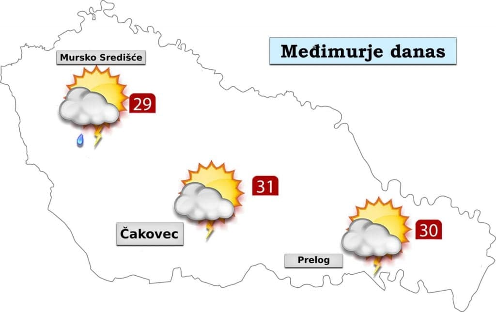 Vremenska prognoza: Nestabilnije
