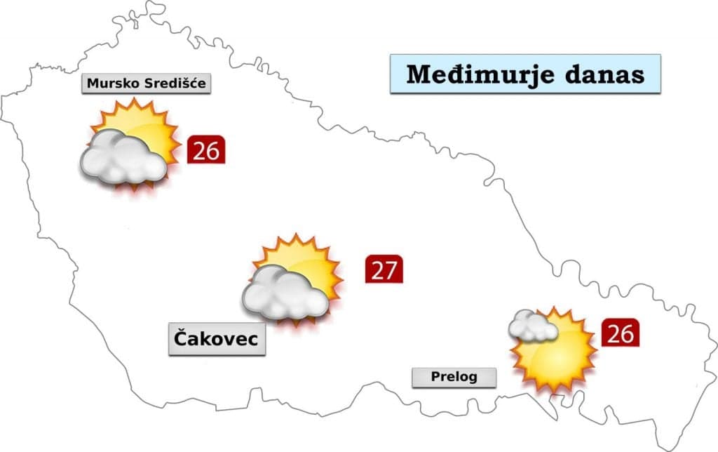 Vremenska prognoza: Pretežno sunčano
