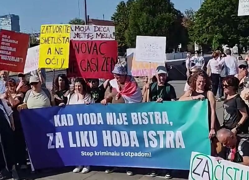 Veliki prosvjed u Zagrebu okupio građane iz cijele Hrvatske