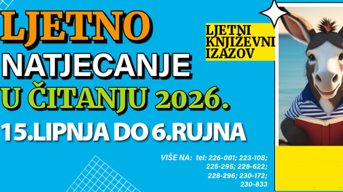 Ljetni književni izazov 2026.: Uronite u svijet mašte uz Kaštelanka i GKK!