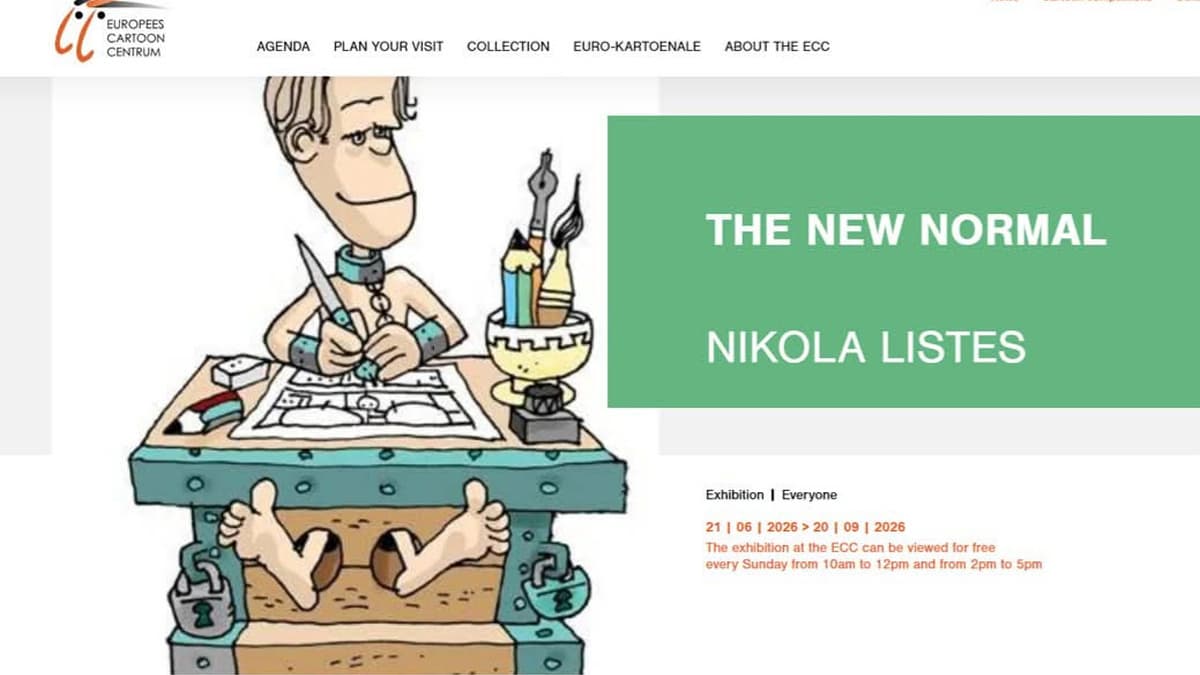 Nikola Listeš osvaja Belgiju: prva samostalna izložba hrvatskog karikaturista u svijetu
