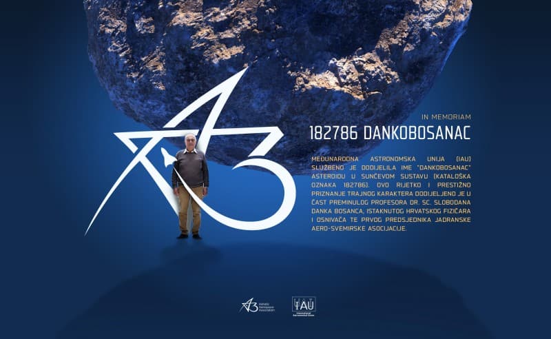 Asteroid u Sunčevom sustavu dobio ime “Dankobosanac” u čast preminulog vizionara hrvatske znanosti