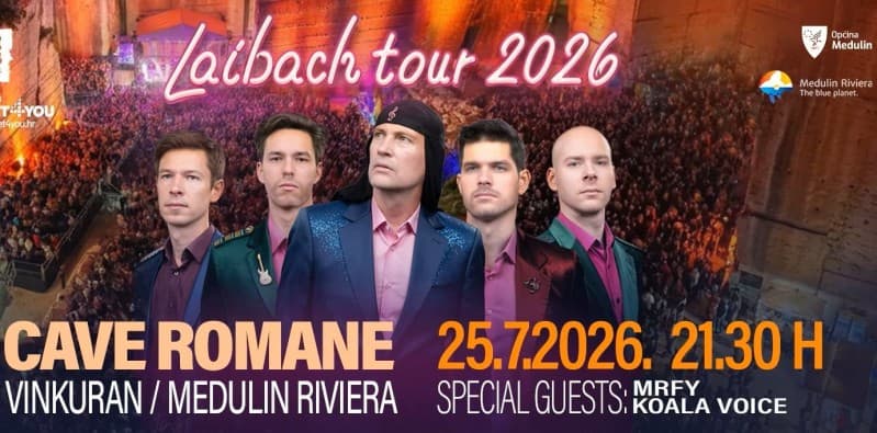 Laibach stiže 25.7. u Cave Romane kraj Pule, ekskluzivni show uz klasike i novi album Musick